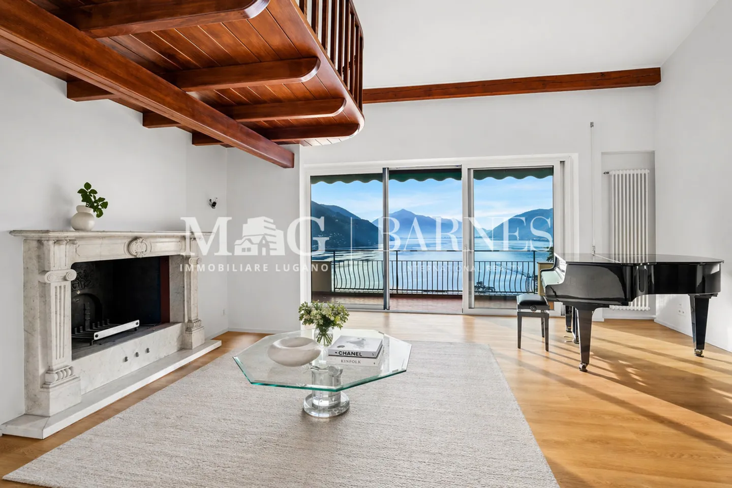 Lugano, Castagnola: Villa with pool and panoramic lake view - Photo 3 of 13