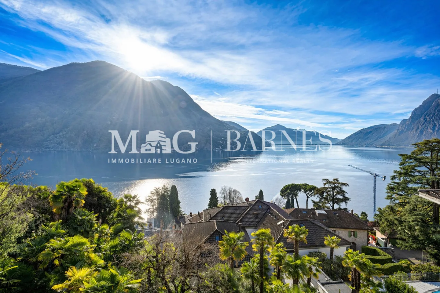 Lugano, Castagnola: Villa with pool and panoramic lake view - Photo 12 of 13