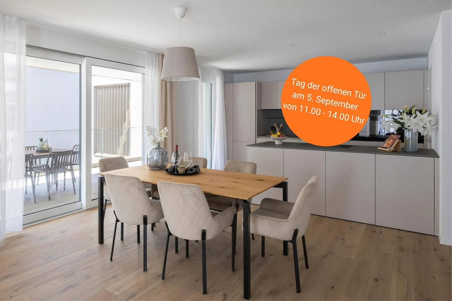 Penthouse apartment in the development "Seewärts" in Güttingen - Photo 1 of 12