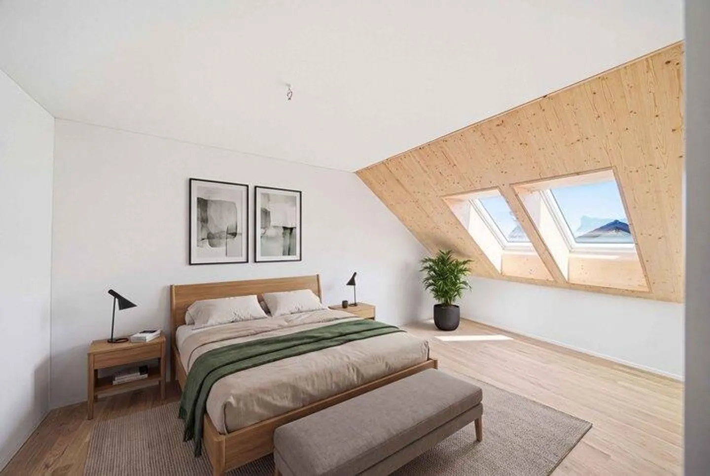 Modernes Penthouse mit Bergblick - Foto 4 von 8
