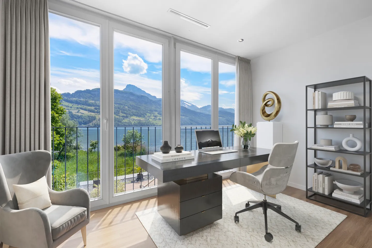 Exclusive 4-room maisonette with direct lake access in Brunnen - Photo 4 of 4