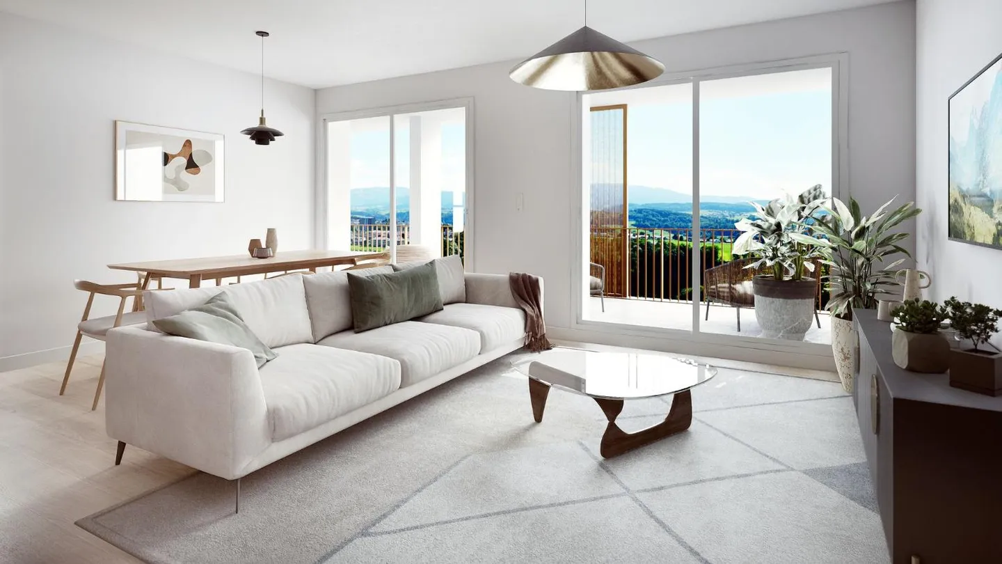 Apartment with 3.5 rooms on the ground floor - Lot 1 - Photo 1 of 13