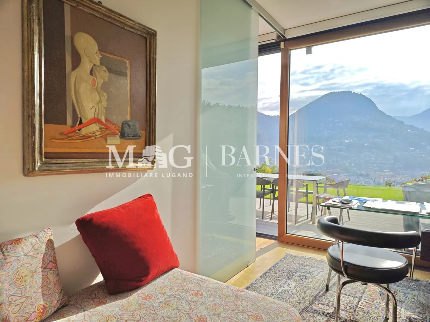 Lugano : Appartement 4.5 pièces avec terrasse et jardin vue sur le lac - Photo 16 sur 24