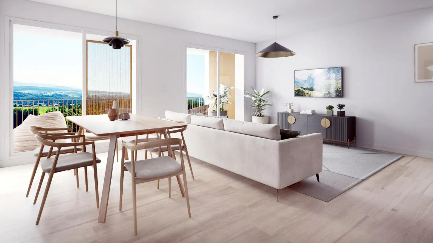 Apartment with 3.5 rooms on the ground floor - Lot 1 - Photo 2 of 13
