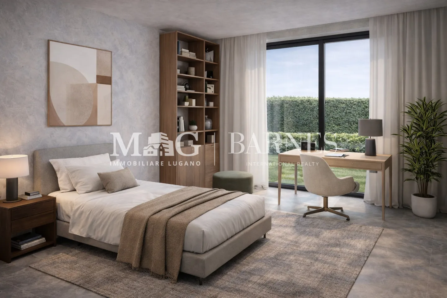 Lugano, Pregassona: Neue 4.5-Zimmer-Wohnung mit Garten und Aussicht - Foto 9 von 10