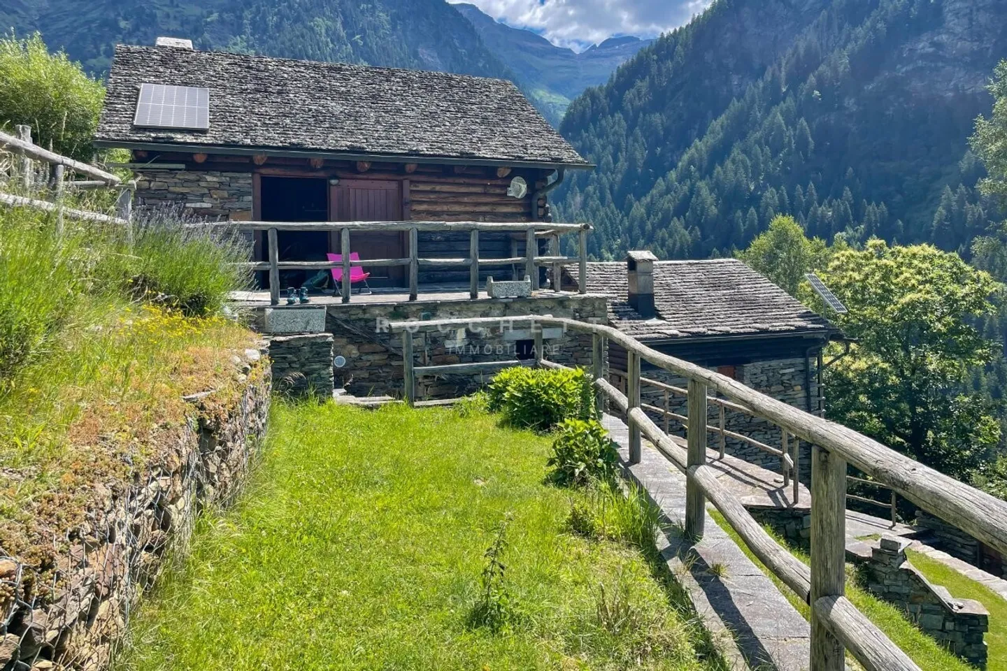 Wunderschönes Rustico mit Panoramablick auf den Malvaglia-See - Foto 3 von 9