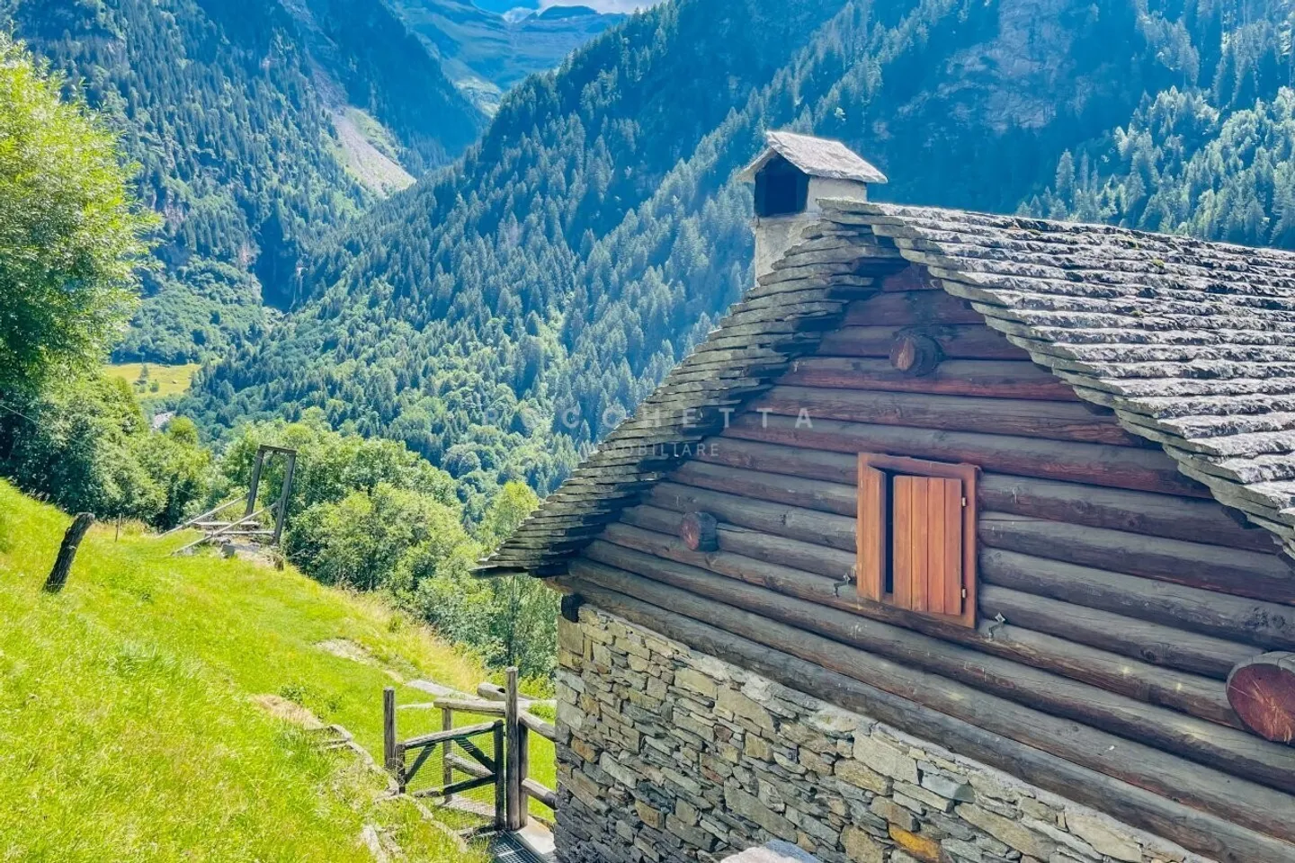 Wunderschönes Rustico mit Panoramablick auf den Malvaglia-See - Foto 7 von 9