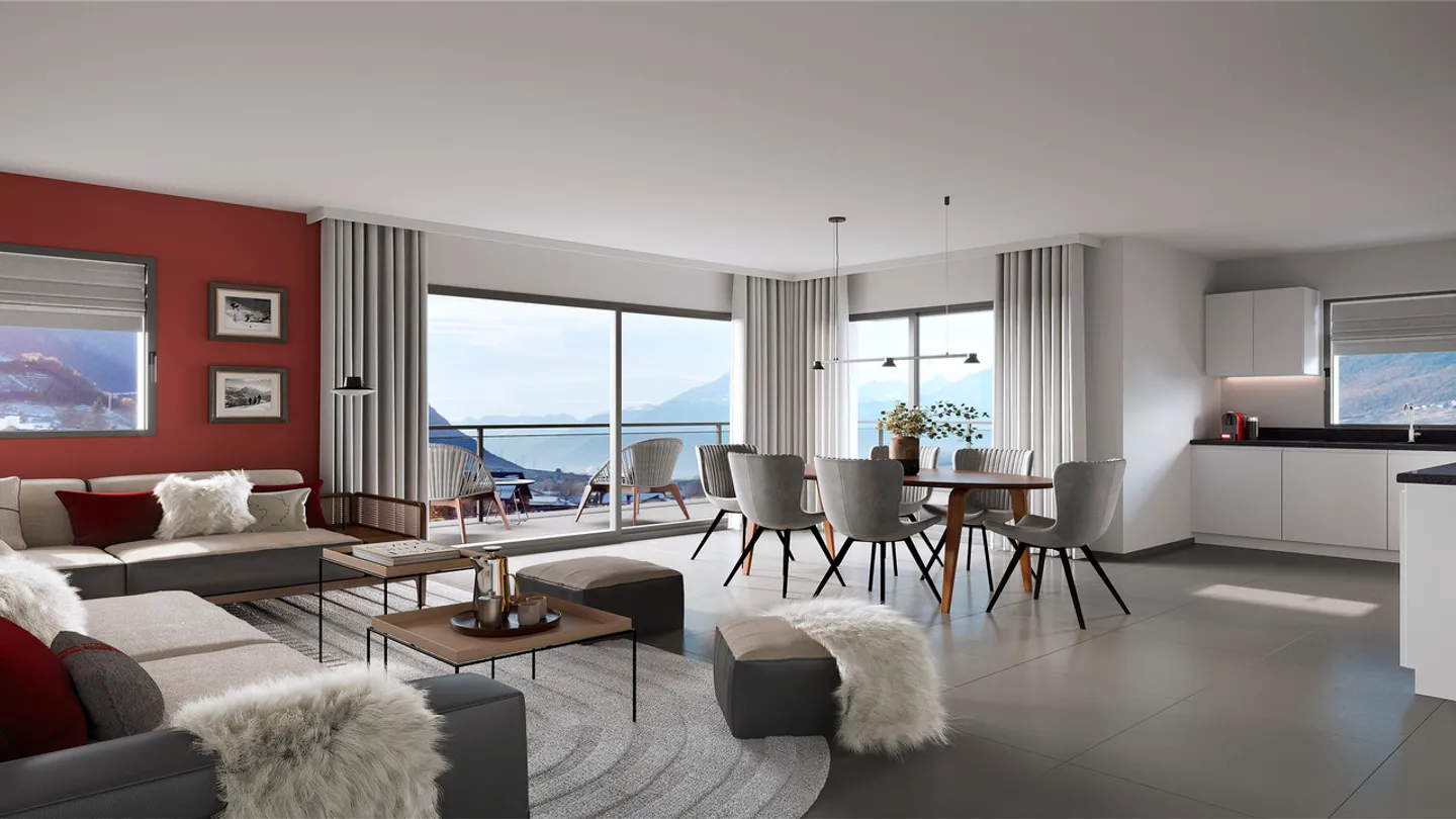In vendita appartamento 4.5 locali di alto standard a Rechy - Foto 2 di 6
