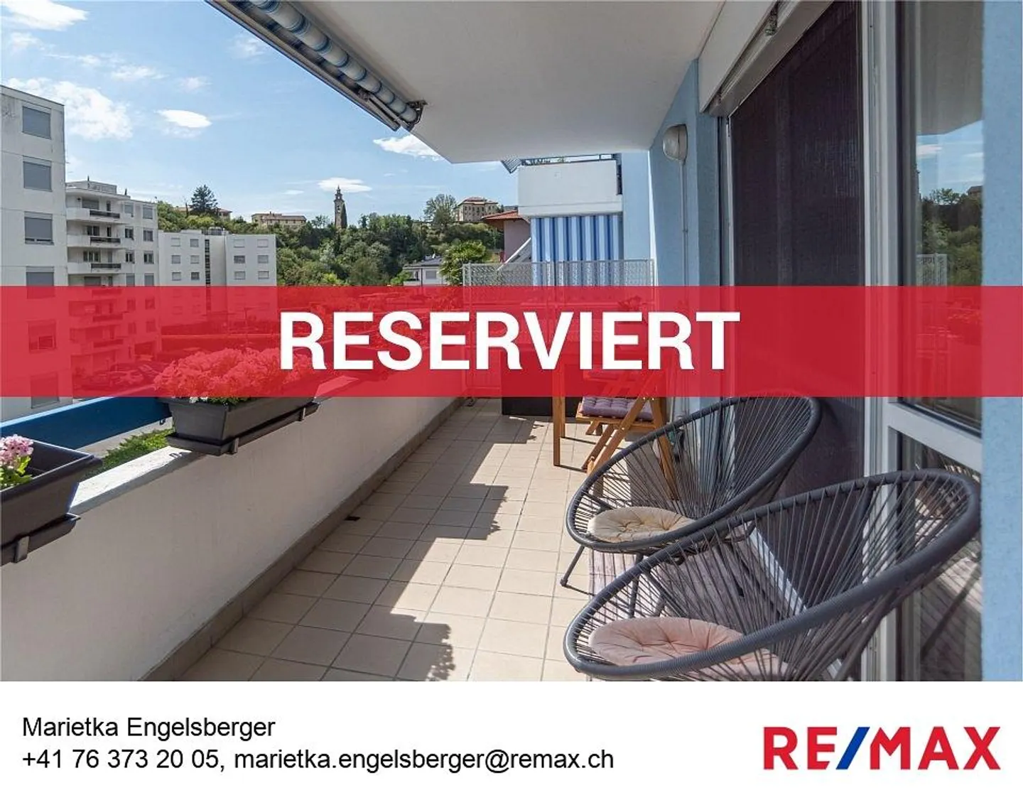 Appartement de 4,5 pièces avec grand balcon - Photo 1 sur 1