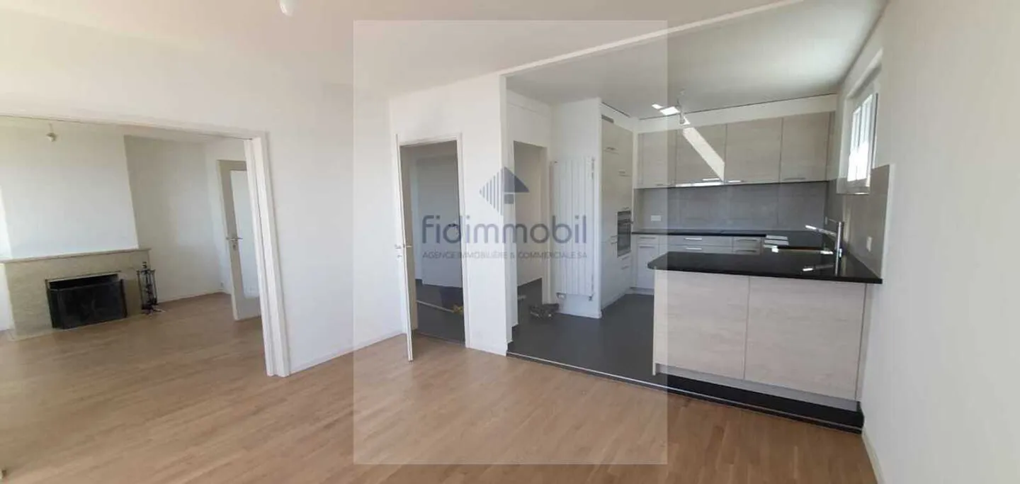 Spacious 5.5-room apartment with balcony and large garage - Photo 4 of 12