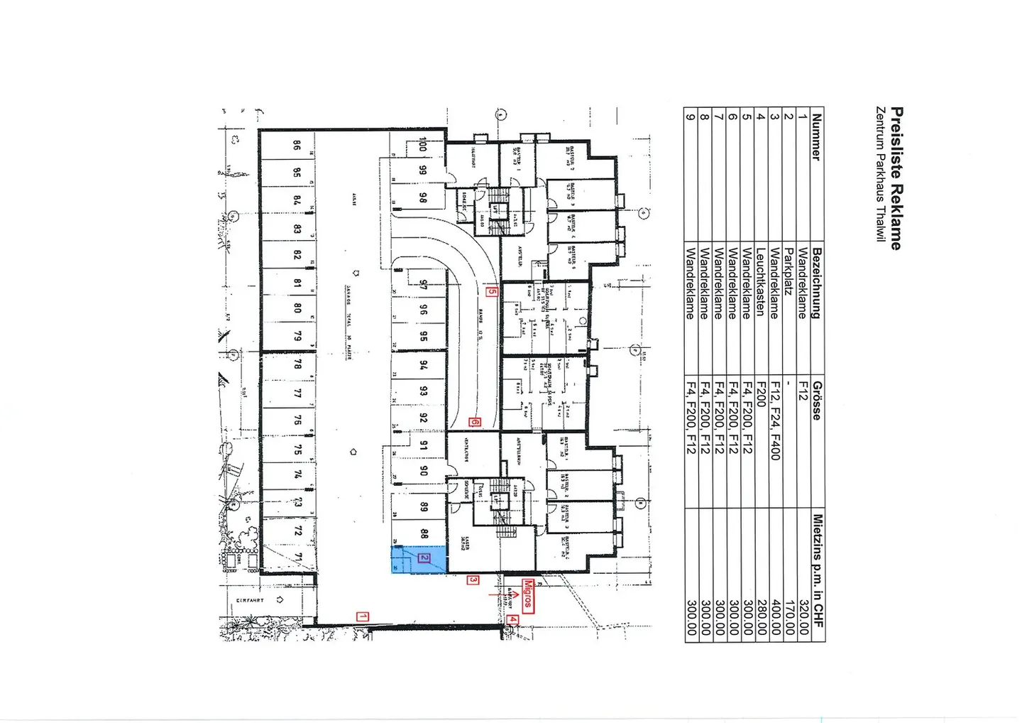 Spazi pubblicitari attraenti in un parcheggio sotterraneo pubblico molto frequentato - Foto 4 di 6