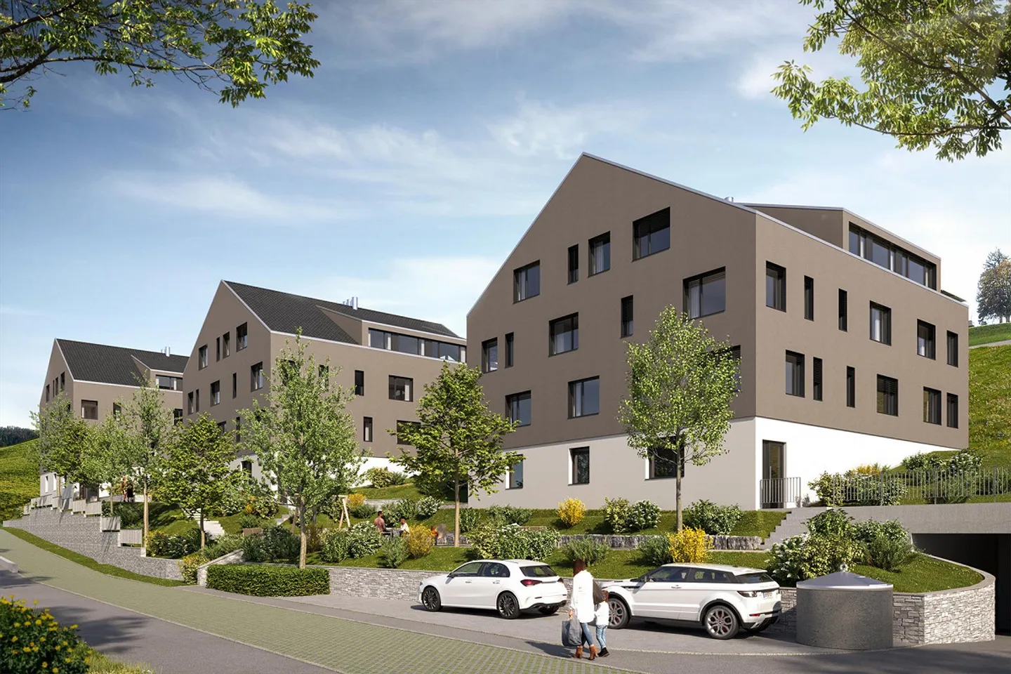 Appartement terrasse spécial de 3,5 pièces avec terrasse ensoleillée (Top A1.2) - Photo 2 sur 10