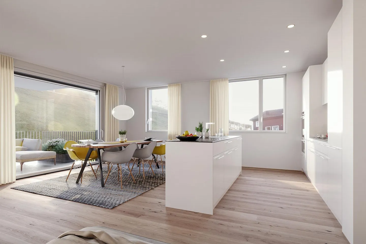 Appartement terrasse spécial de 3,5 pièces avec terrasse ensoleillée (Top A1.2) - Photo 6 sur 10