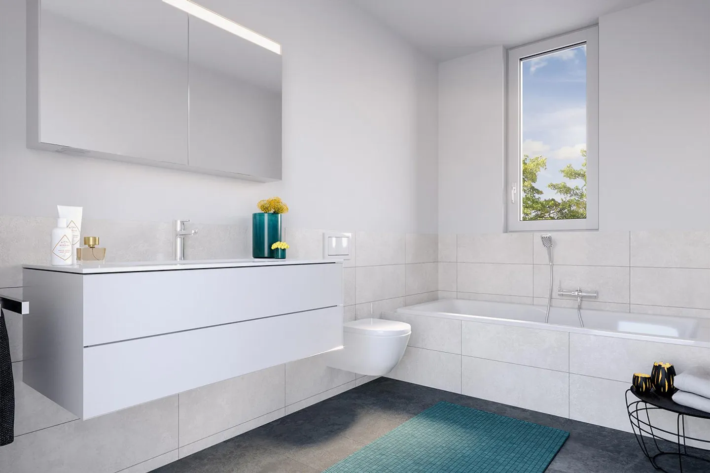 Appartement terrasse spécial de 3,5 pièces avec terrasse ensoleillée (Top A1.2) - Photo 9 sur 10