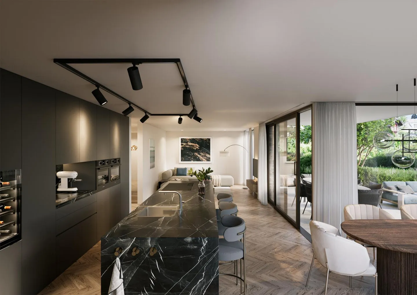 Appartement duplex de jardin exclusif de 5,5 pièces SMARAGD avec bien-être-/F... - Photo 1 sur 10