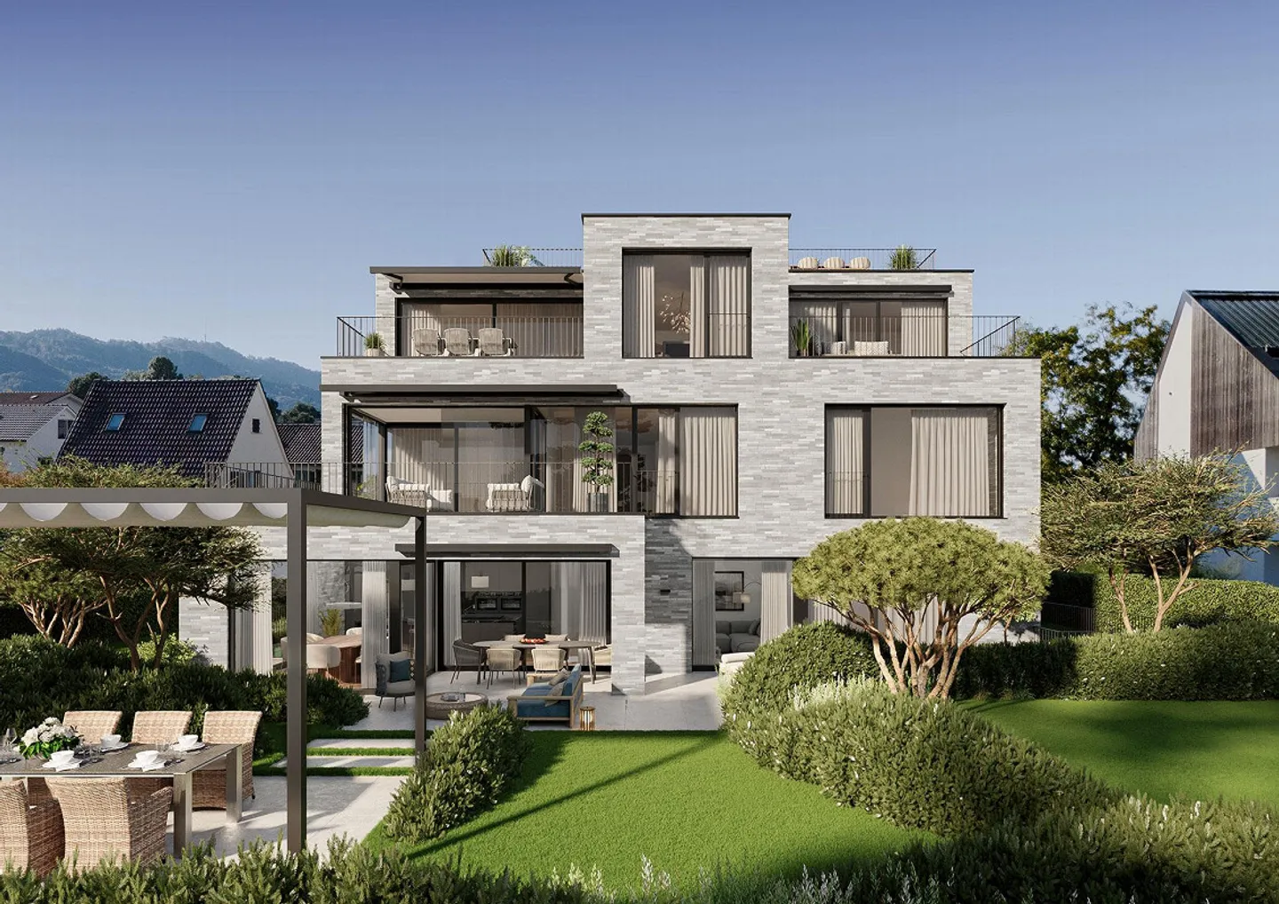 Appartement duplex de jardin exclusif de 5,5 pièces SMARAGD avec bien-être-/F... - Photo 8 sur 10