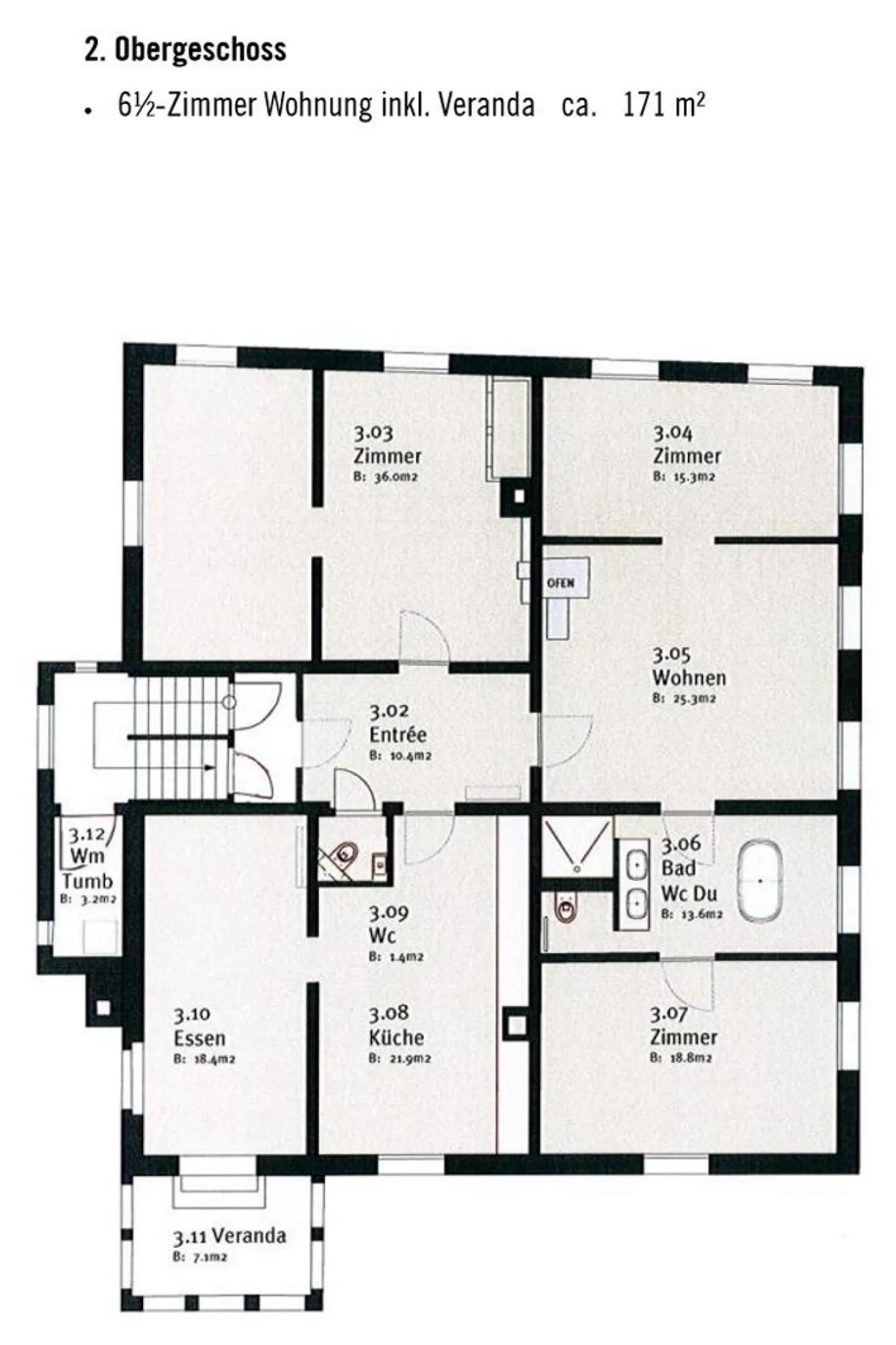 Un sogno che si avvera / Appartamento di 6,5 stanze al 2° piano - Foto 22 di 22