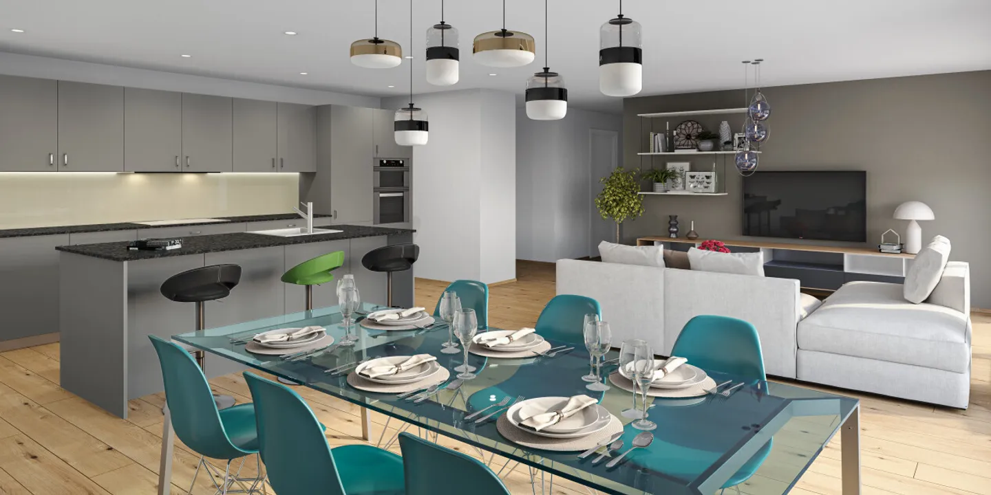 Bell'appartamento di 4,5 locali con frontone - Foto 3 di 9