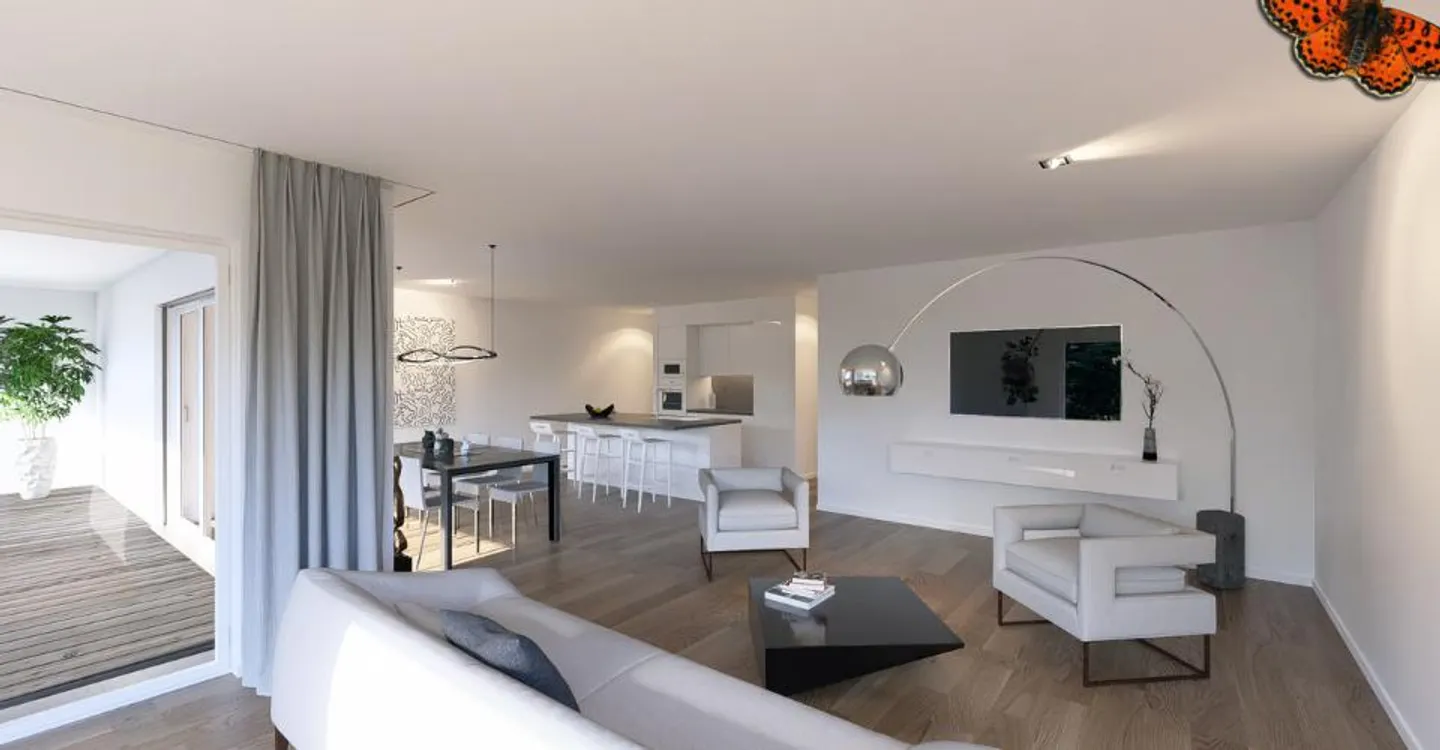 Duplex mit Loggia in Villars - Foto 5 von 11