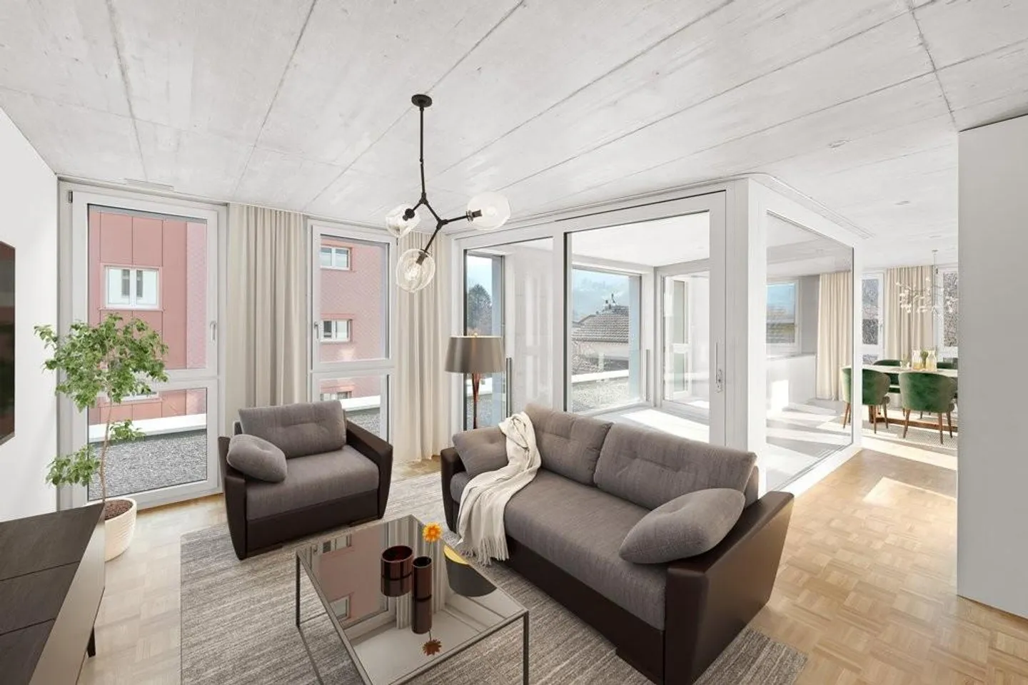 Vivere top moderno - Appartamento 3.5 stanze in centro - Foto 2 di 12