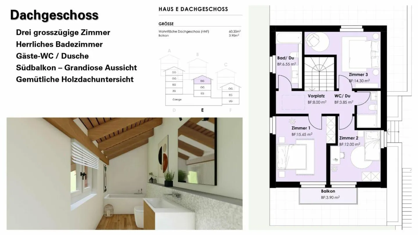 Investissement et qualité de vie : Maison avec appartement séparé (Maison E) - Photo 7 sur 10