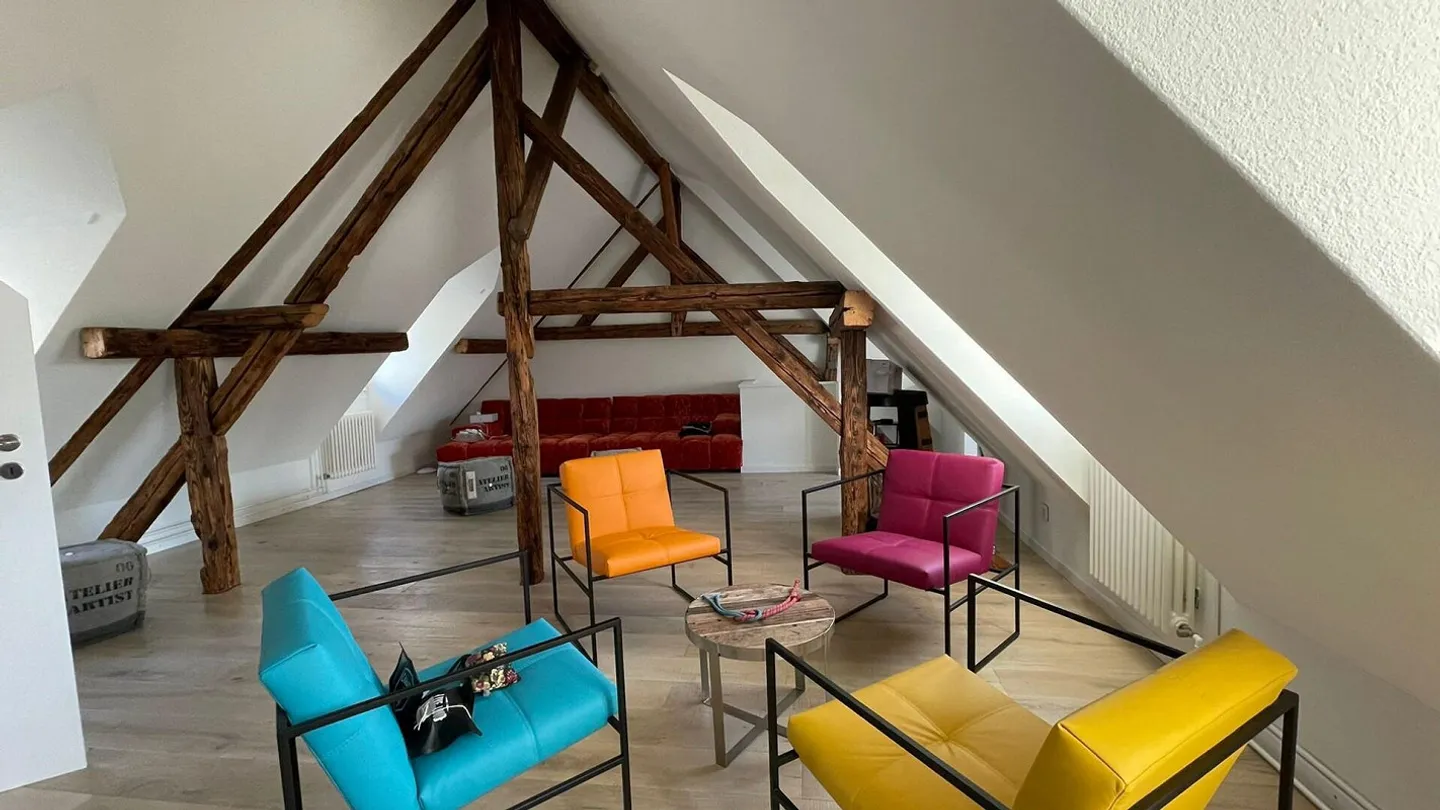 Bijou dans un emplacement central à Kleinbasel. "Airbnb, penthouse ... - Photo 8 sur 45