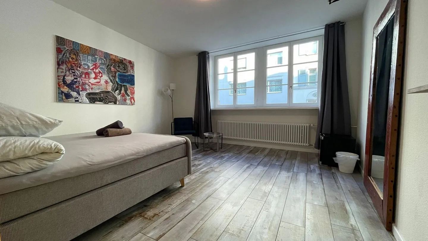 Bijou dans un emplacement central à Kleinbasel. "Airbnb, penthouse ... - Photo 18 sur 45