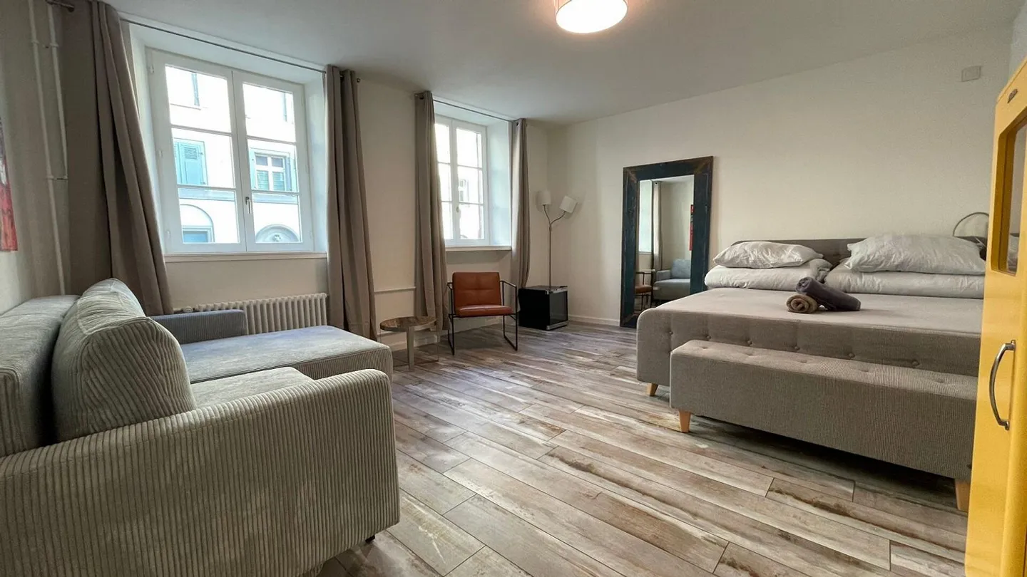 Bijou dans un emplacement central à Kleinbasel. "Airbnb, penthouse ... - Photo 19 sur 45
