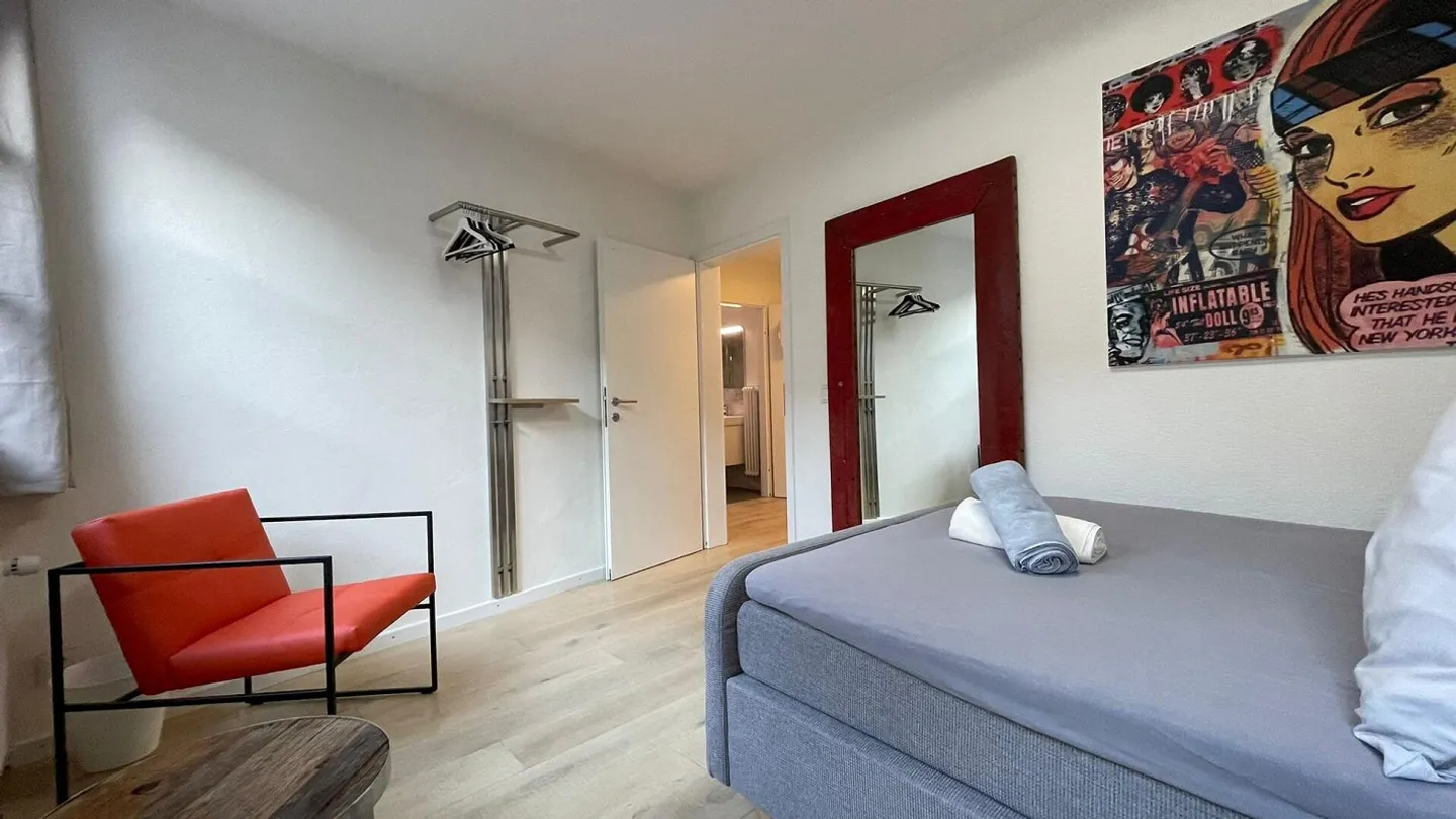 Bijou dans un emplacement central à Kleinbasel. "Airbnb, penthouse ... - Photo 25 sur 45