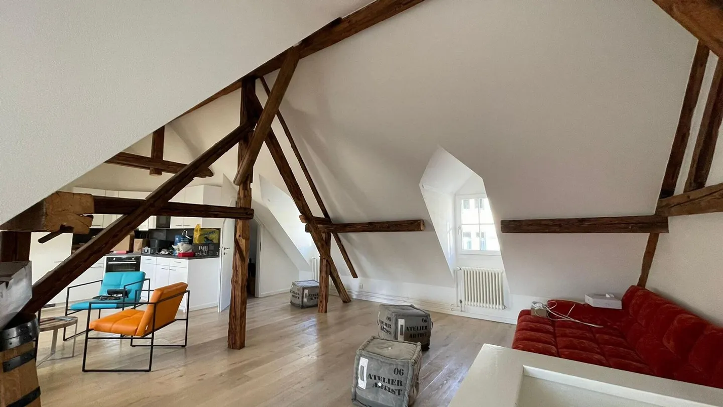 Bijou dans un emplacement central à Kleinbasel. "Airbnb, penthouse ... - Photo 9 sur 45