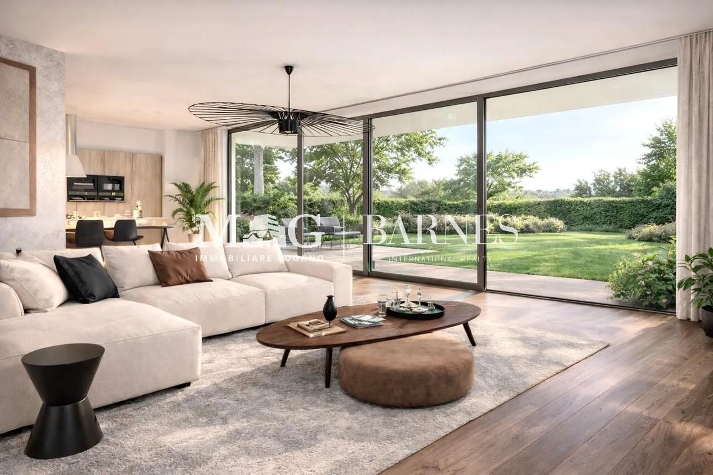 Gentilino, Collina d’Oro: Neue 5.5-Zimmer-Wohnung mit Garten - Foto 1 von 12
