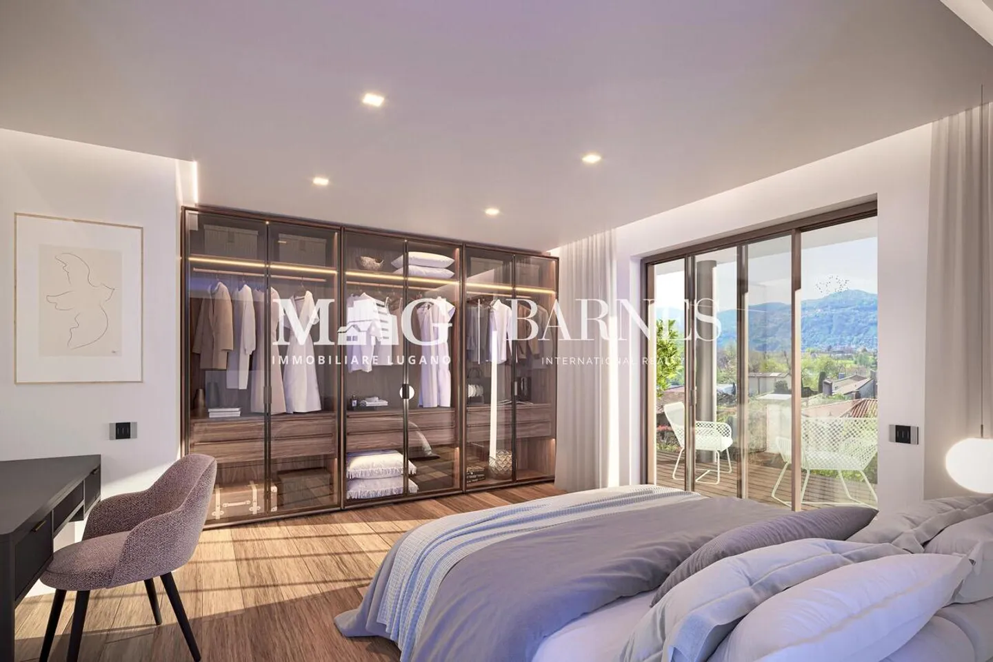 Gentilino, Collina d’Oro: Neue 5.5-Zimmer-Wohnung mit Garten - Foto 7 von 12