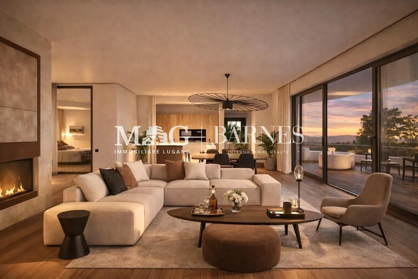 Collina d’Oro : Penthouse de nouvelle construction avec terrasse panoramique - Photo 2 sur 11