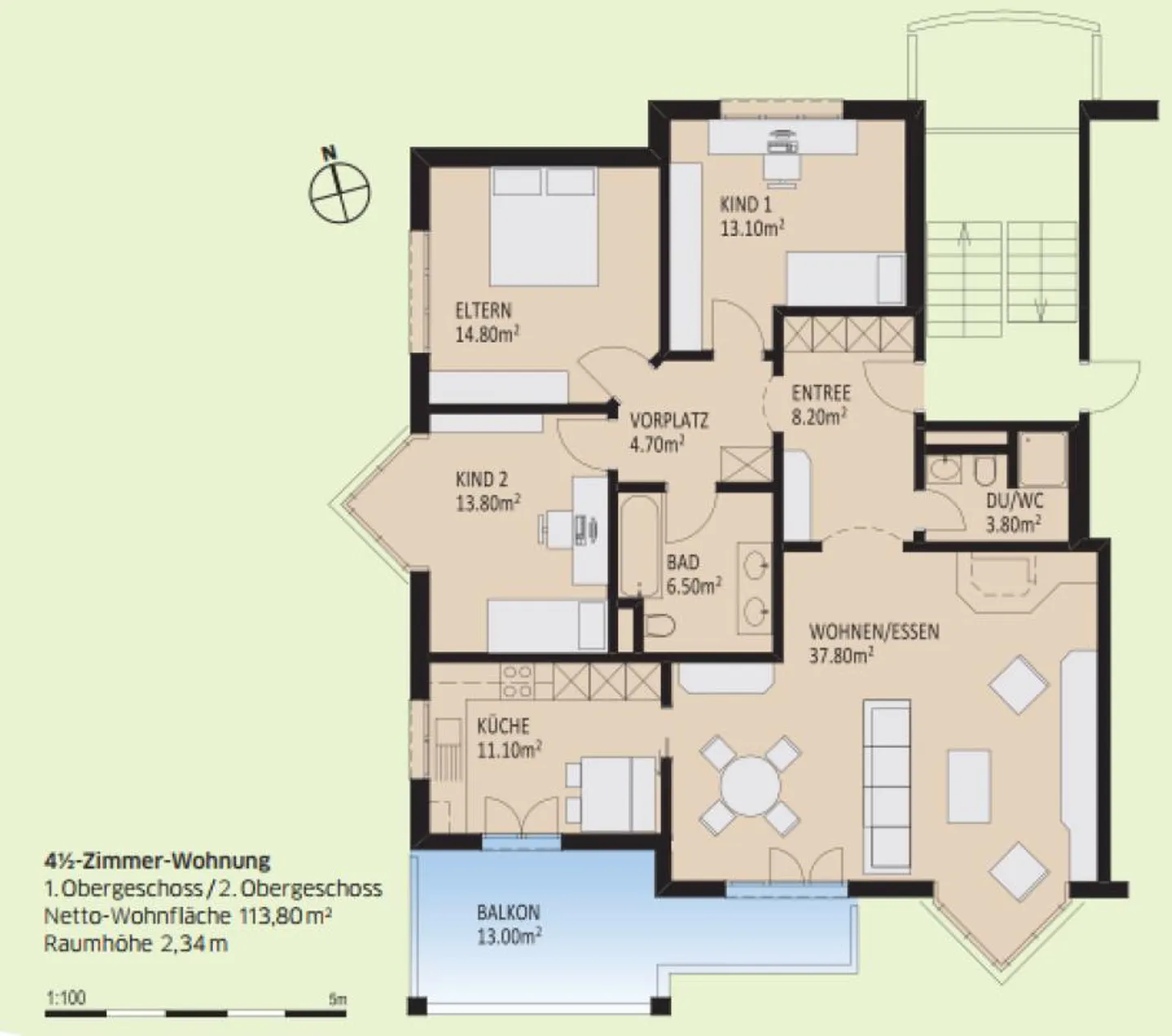 Geräumige Familienwohnung - Foto 9 von 11
