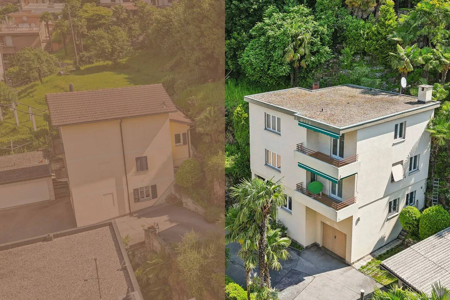 Casa unifamiliare di 7,5 stanze con vista sul lago di Lugano - Foto 1 di 13