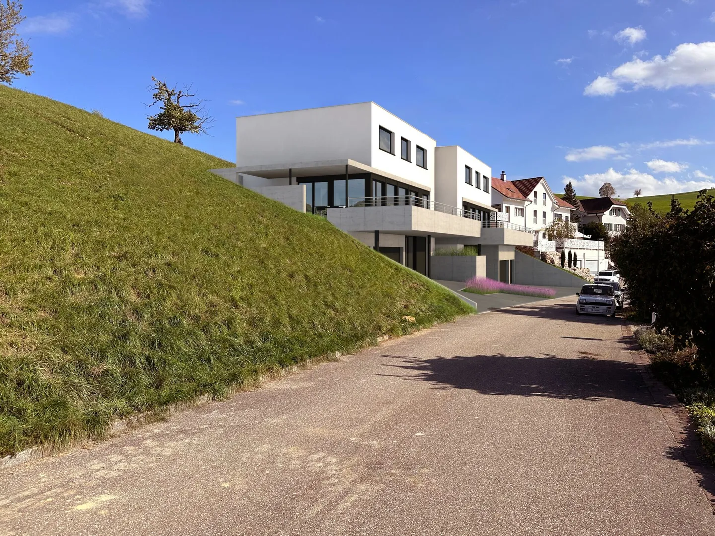 Neubau Doppeleinfamilienhaus mit Weitsicht - Foto 1 von 4