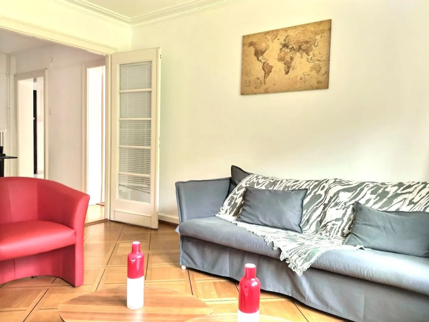 Bellissimo appartamento arredato a Losanna / 3,5 stanze / 2 camere da letto / 1 bagno / 1 balcone - Foto 1 di 13