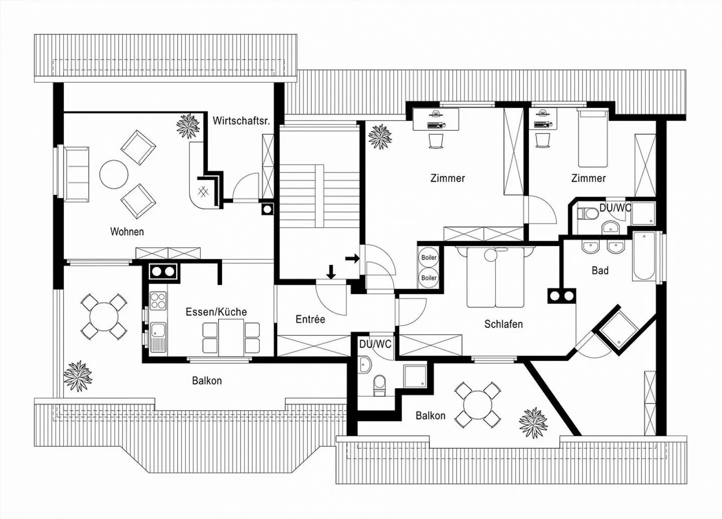 Nous louons dans un quartier calme à Adligenswil - Photo 1 sur 7