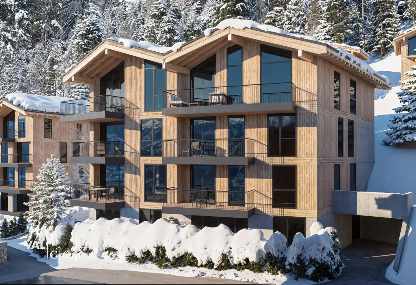 Residence Le Roc: Luxurious Penthouse Apartment with 5-Star Comfort and Mountain Panorama - Photo 2 of 12