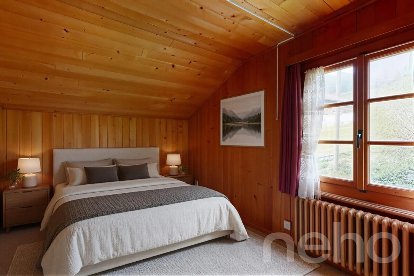 Chalet idilliaco con vista panoramica sul lago di Montsalvens - Foto 10 di 12