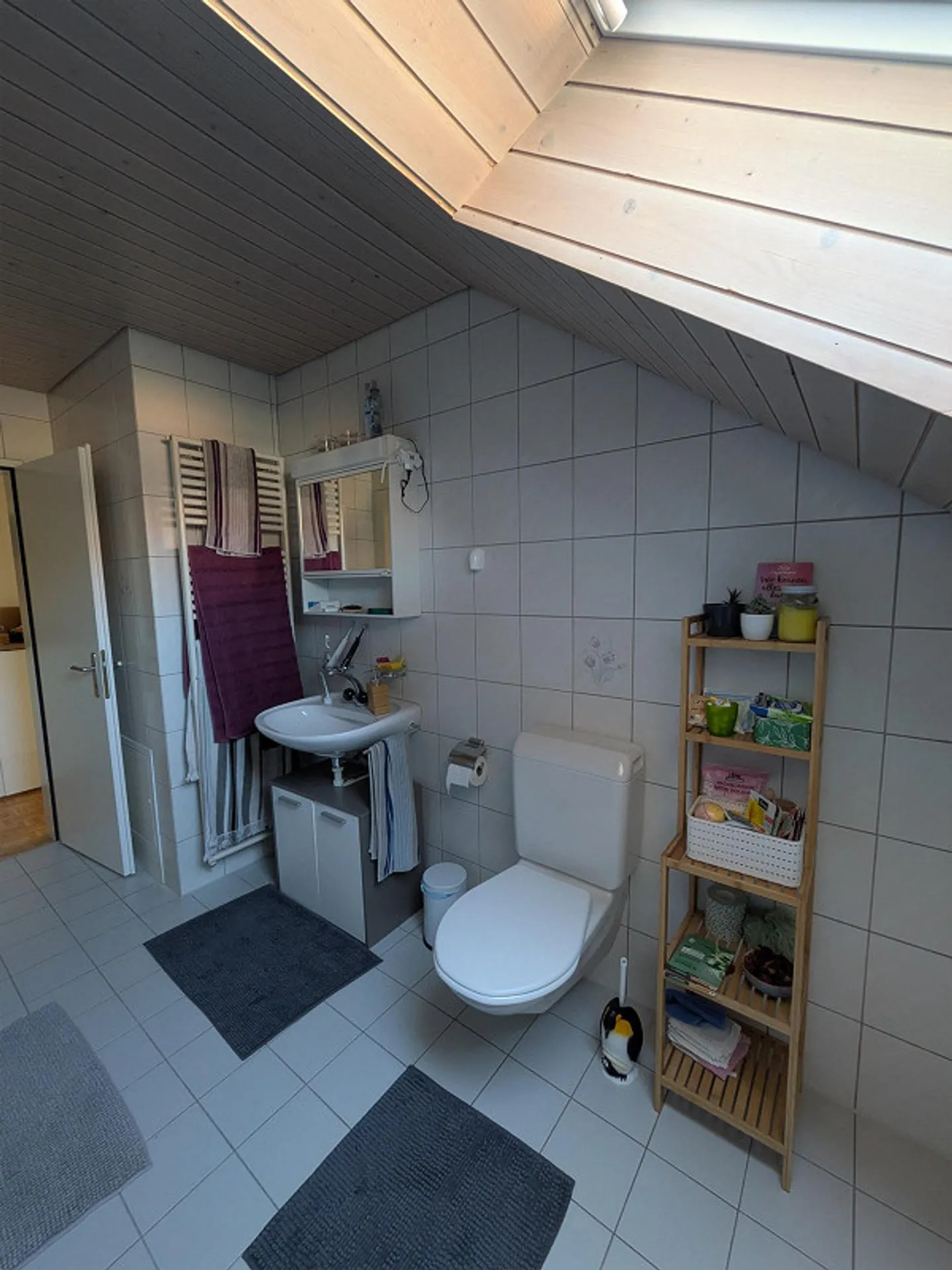 Charmante, spacieuse appartement sous les combles cherche locataire! - Photo 9 sur 13