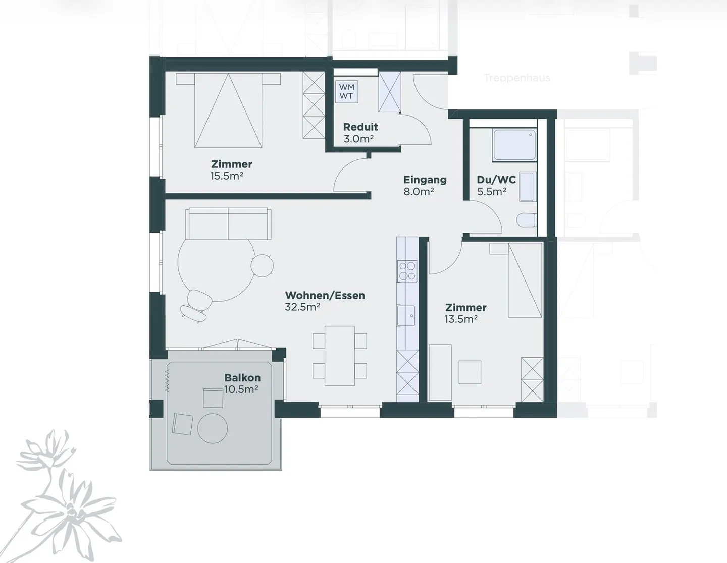 Modernes Apartment in Zürich - Foto 10 von 10
