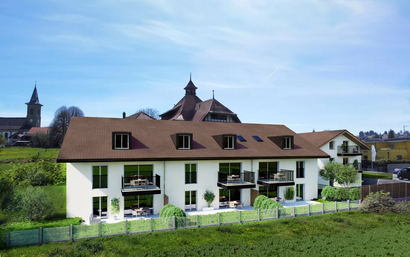Nouvelle promotion! 2.5 pièces  appartement avec balcon, Belfaux - Photo 1 sur 12