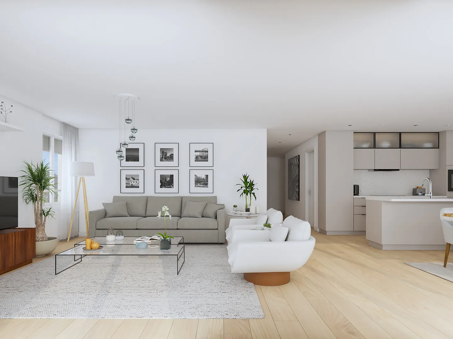 Nouvelle promotion! 2.5 pièces  appartement avec balcon, Belfaux - Photo 4 sur 12