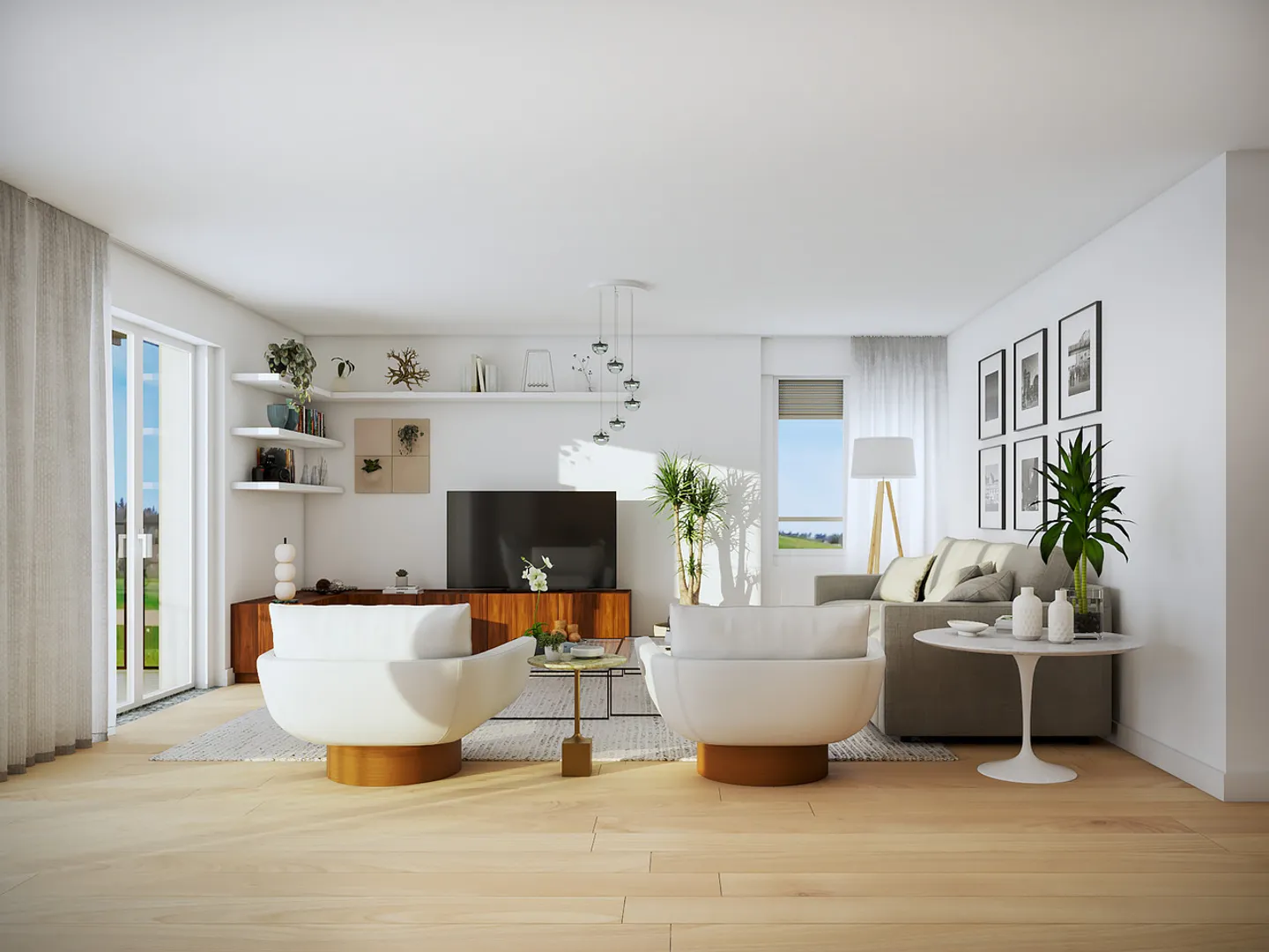 Nouvelle promotion! 2.5 pièces  appartement avec balcon, Belfaux - Photo 5 sur 12