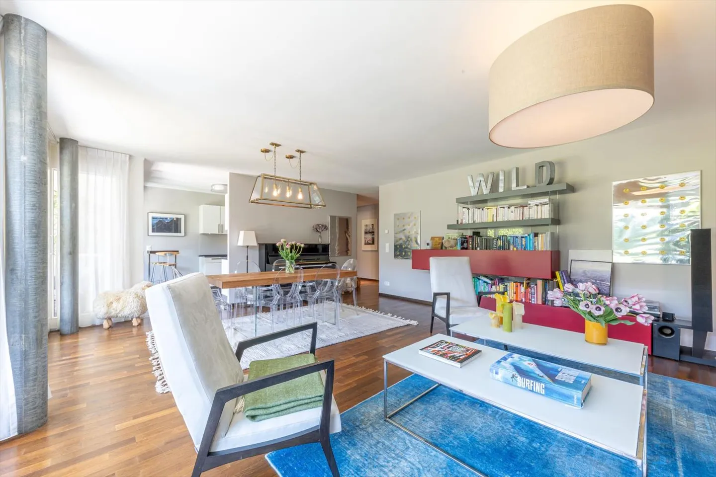 Bel appartement contemporain avec jardin - Photo 2 sur 6