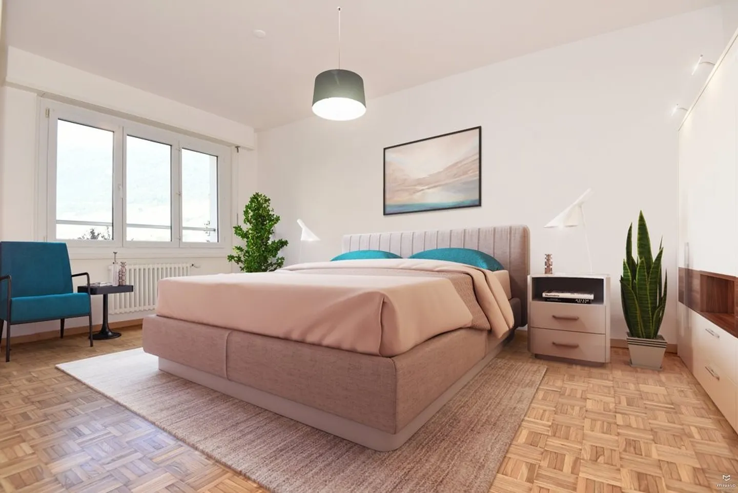 Schönes Apartment mit Balkon - Foto 3 von 11