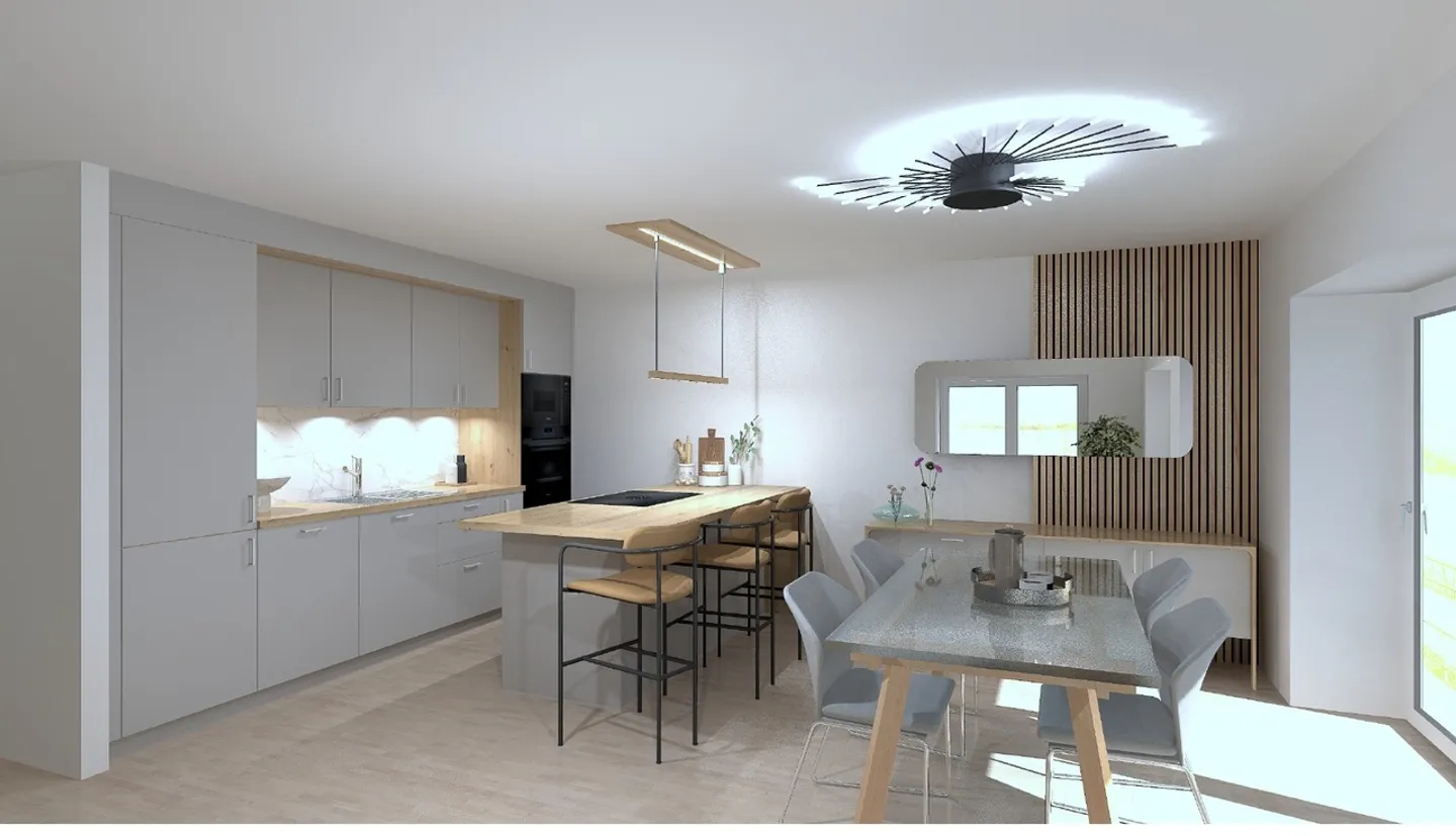 Chalet-Villa-Casa unifamiliare ingrandita a Vérossaz - Foto 4 di 9