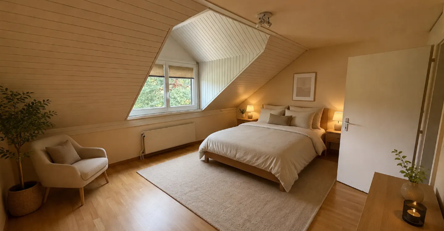 Bel appartement en attique - Photo 4 sur 5
