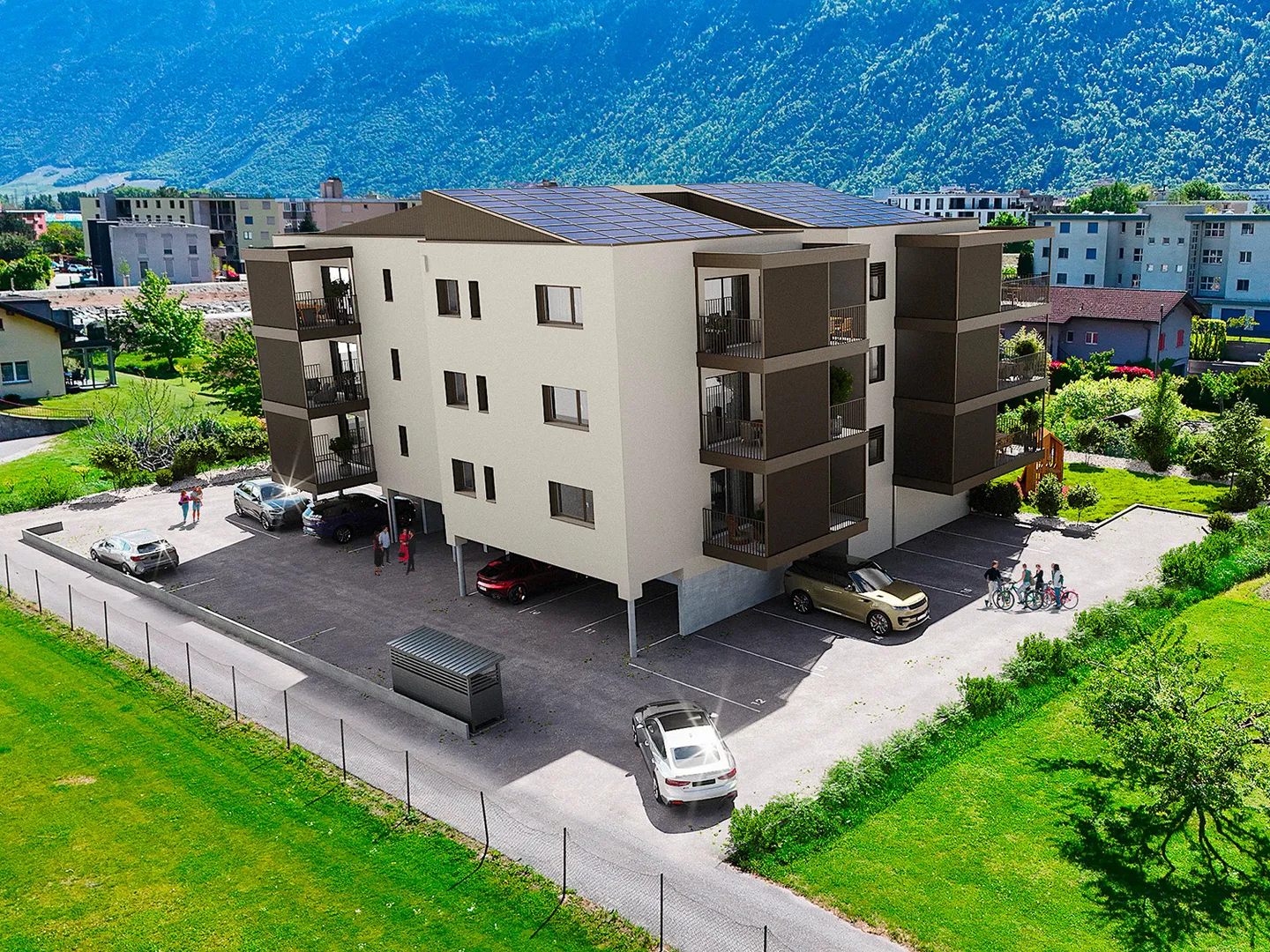 Modernes Apartment in Martigny - Foto 1 von 8